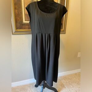Cute Little Black Knit Dress by Axcess - Size XL